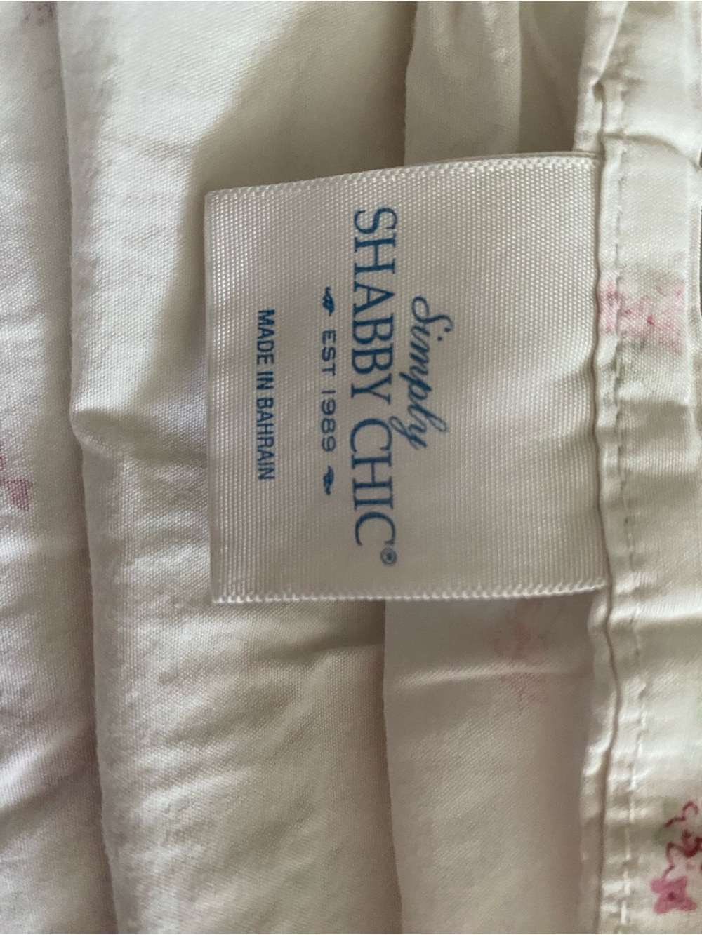 Shabby Chic Pink Floral Cotton Duvet Cover Set - Picture 6 of 6